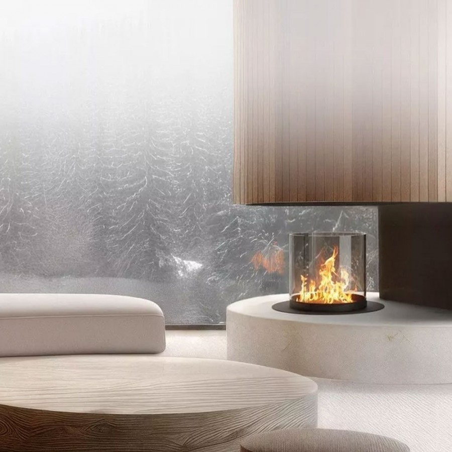 Semineu cu bioetanol pentru interior Planika, COMET BURNER
